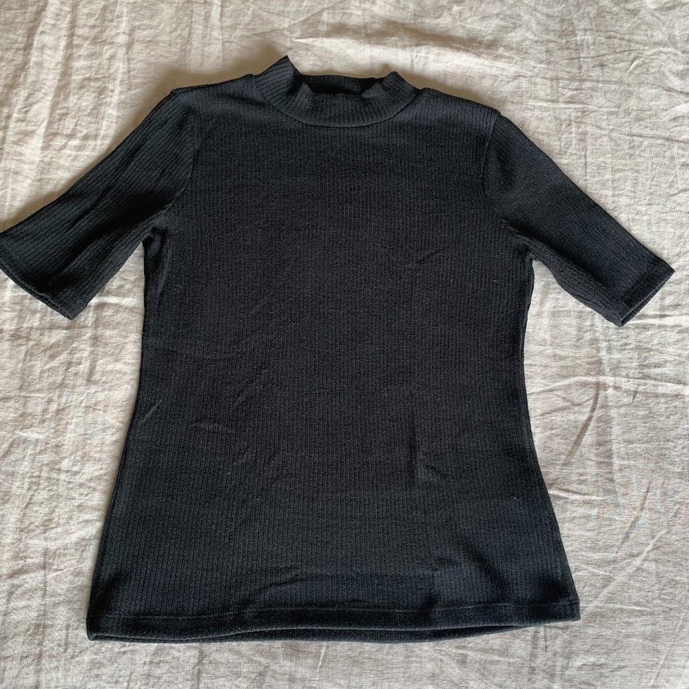 Madewell Black Mockneck